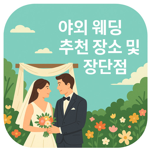 야외 웨딩 추천 장소 및 장단점 꼼꼼한 비교 분석