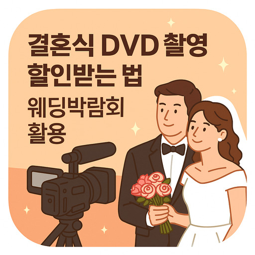 결혼식 DVD 촬영 할인받는 법, 웨딩박람회 활용