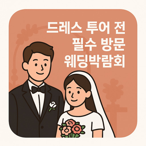 드레스 투어 전 필수 방문 웨딩박람회 선택