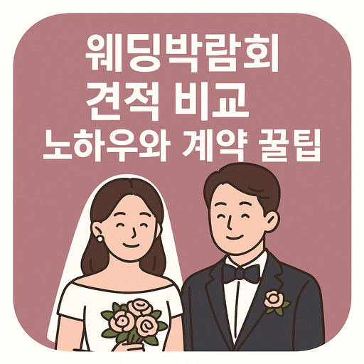 웨딩박람회 견적 비교 노하우와 계약 꿀팁