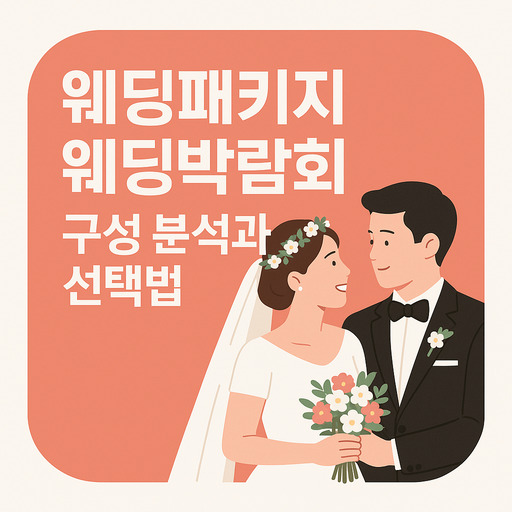 웨딩패키지 웨딩박람회 구성 분석과 선택법